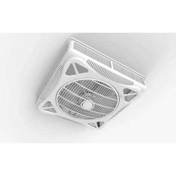 14 &#39;&#39; ventilador de teto plástico novo do refrigerador elétrico com diodo emissor de luz